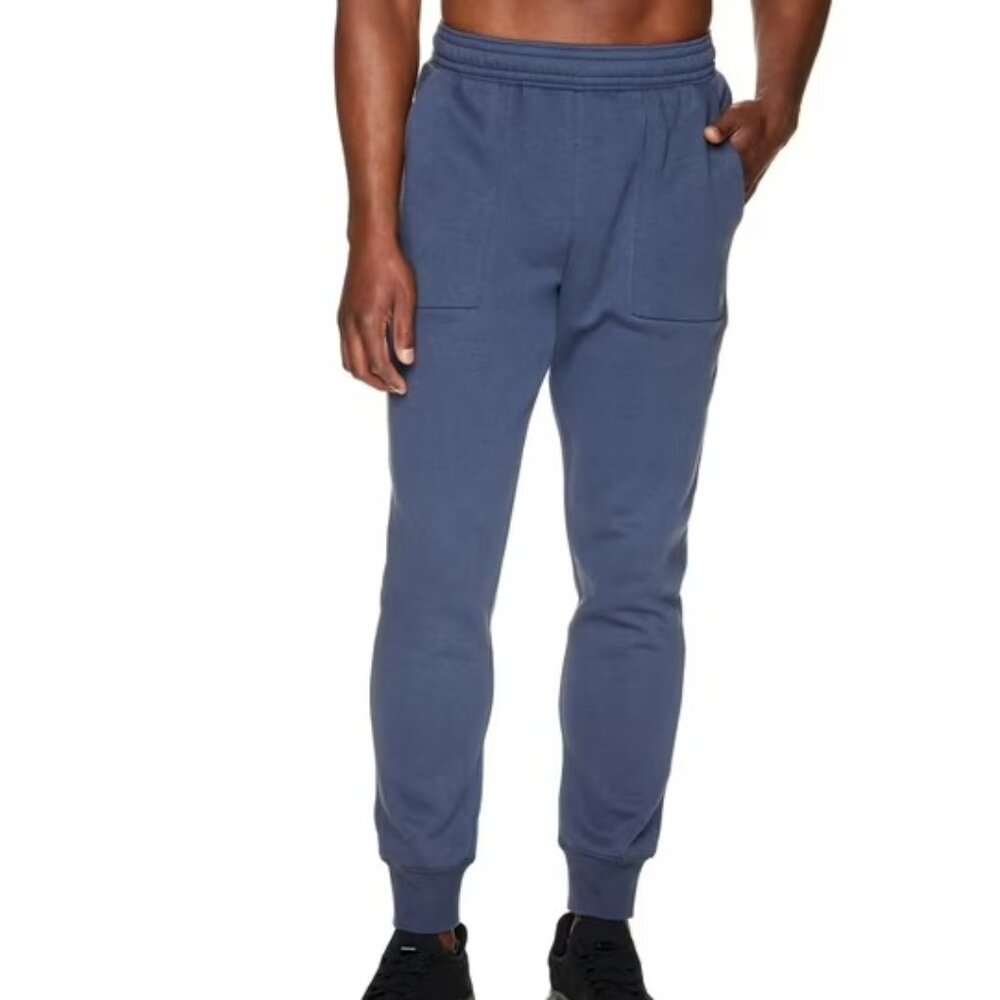 Gaiam Comfort Jogger Sweatpants Men's Boxy Pocket Activewear‎ Cool Grey M